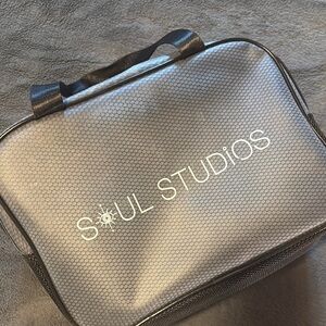 Gray makeup/toiletries Bag